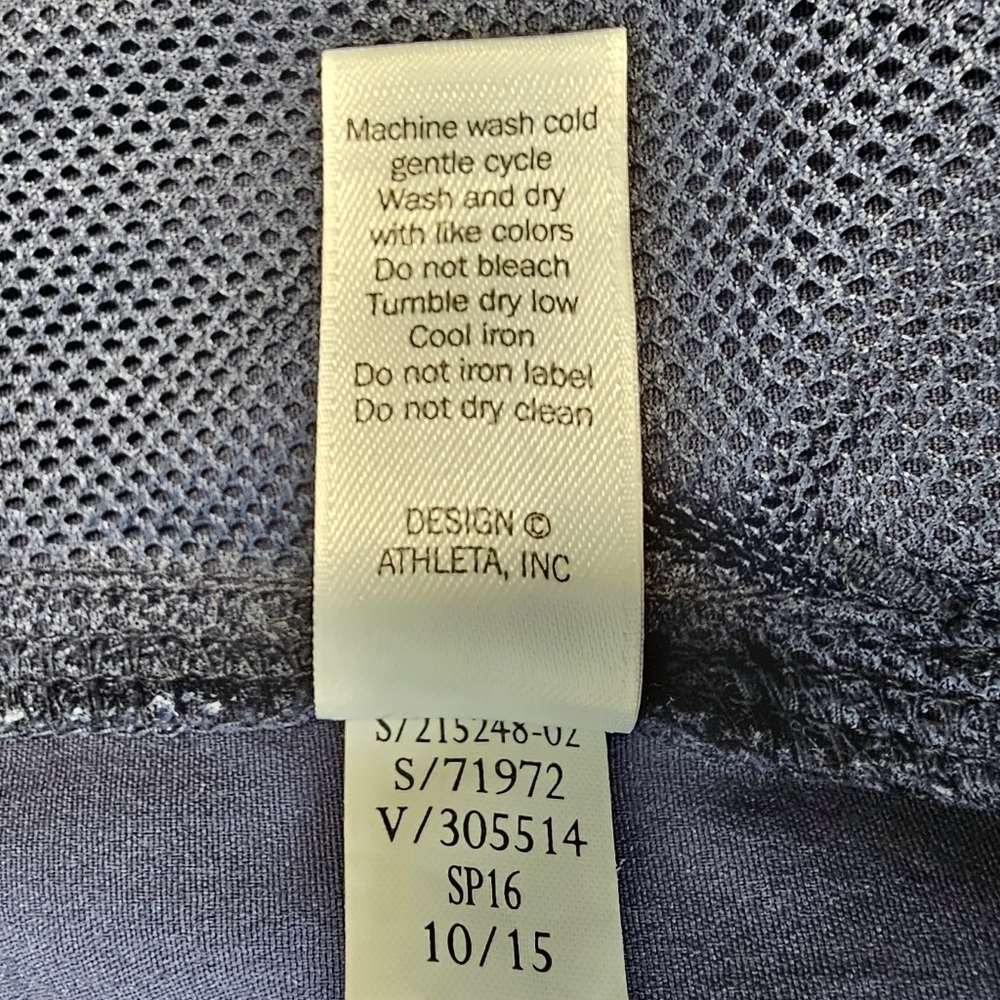 ATHLETA Women's Navy Blue size 2 Chino Trek Pants - Picture 16 of 16